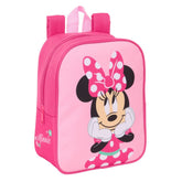 MOCHILA DE GUARDERIA ADAPTABLE A CARRO MINNIE MOUSE | SAFTA PE